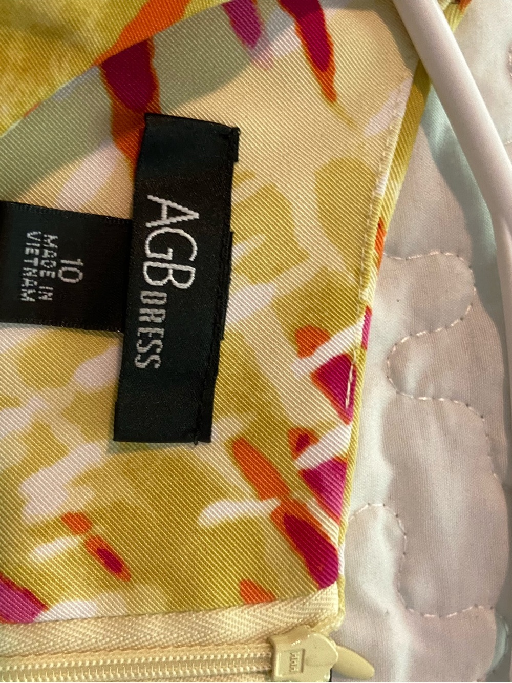 AGB Yellow Sleeveless Midi Dress with Multicolor Floral Burst - Picture 3 of 6